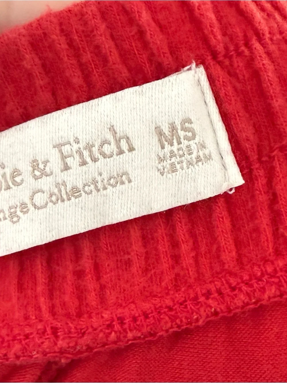 Abercrombie Red Women’s lounge set